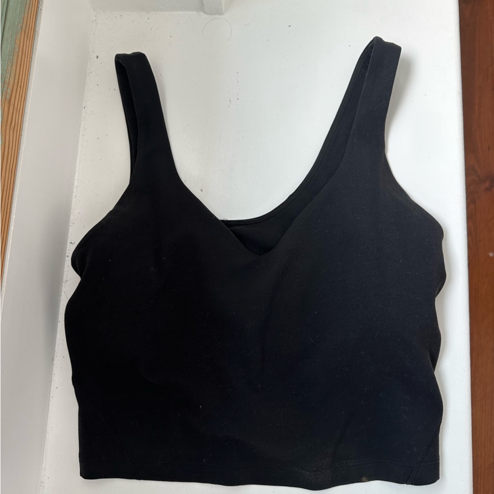 Black lululemon align tank top never worn